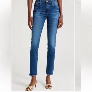 Ag Adriano Goldschmied Mari Mid Rise Slim Straight Leg Jeans